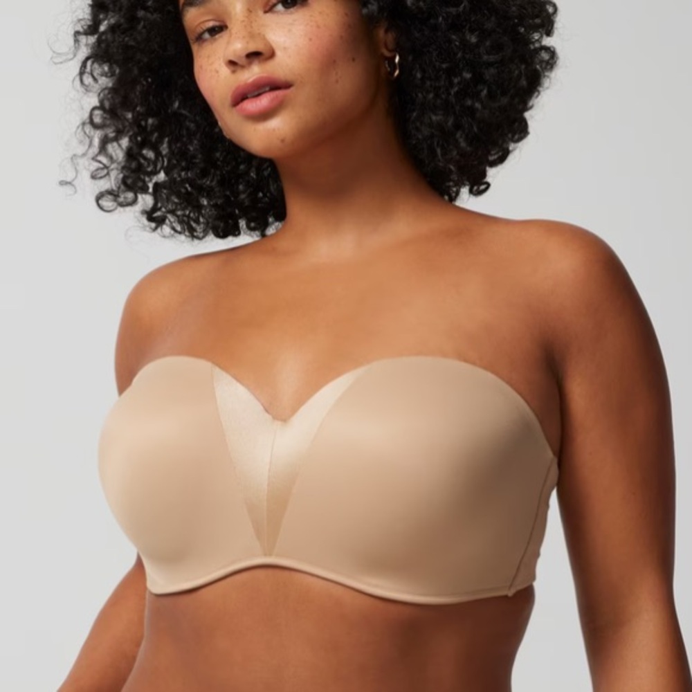 Soma Stunning Starlet Strapless Convertible Underwire Nude Bra